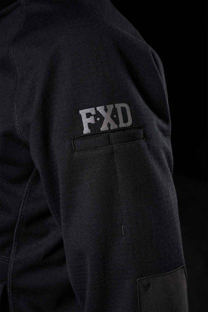 FXD WF-3W Women's Bonded Three-Layer Membrane Fleece Zip Hoodie