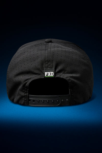 FXD CP-12 Tech Baseball Cap - Black/Big Logo