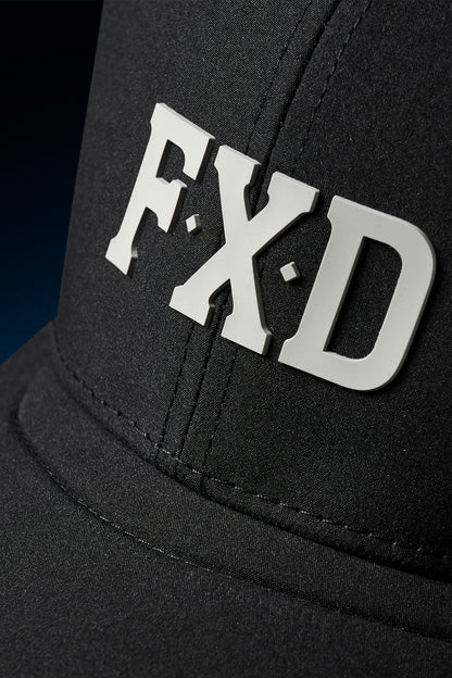 FXD CP-12 Tech Baseball Cap - Black/Big Logo