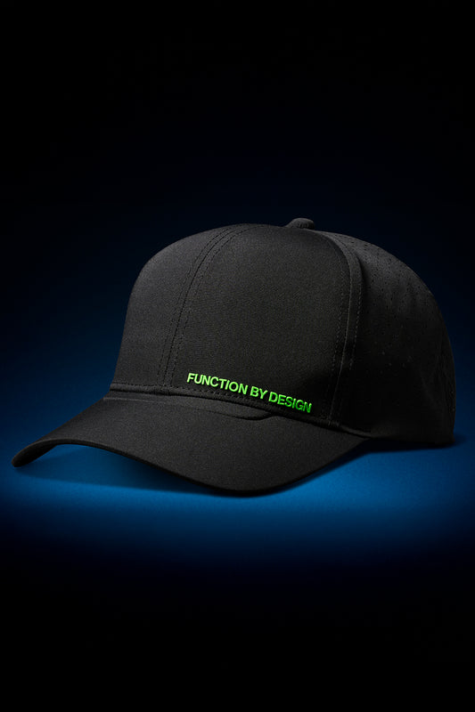 FXD CP-12 Tech Baseball Cap - Black/Small Logo