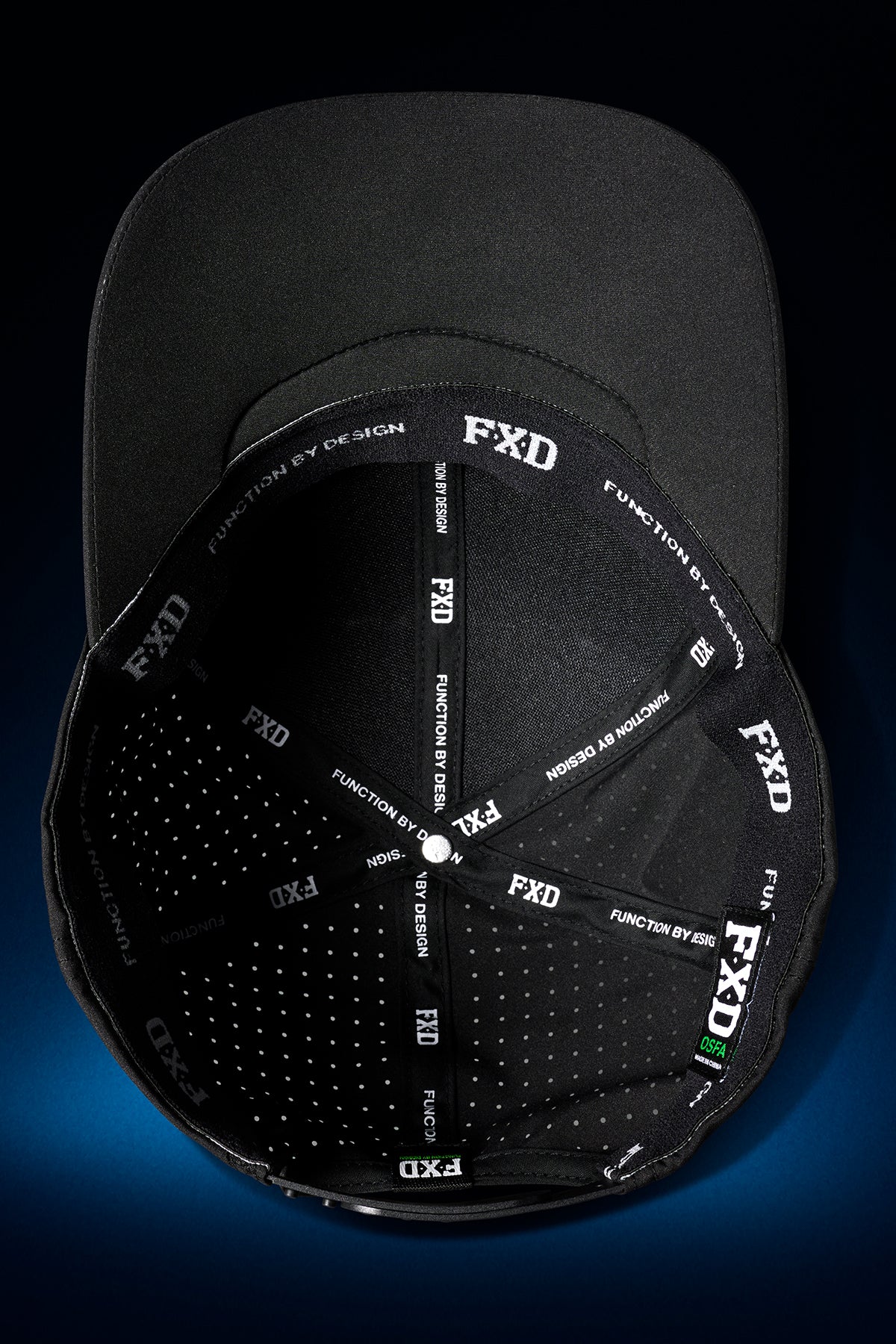 FXD CP-12 Tech Baseball Cap - Black/Small Logo