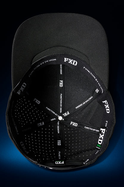 FXD CP-12 Tech Baseball Cap - Black/Small Logo