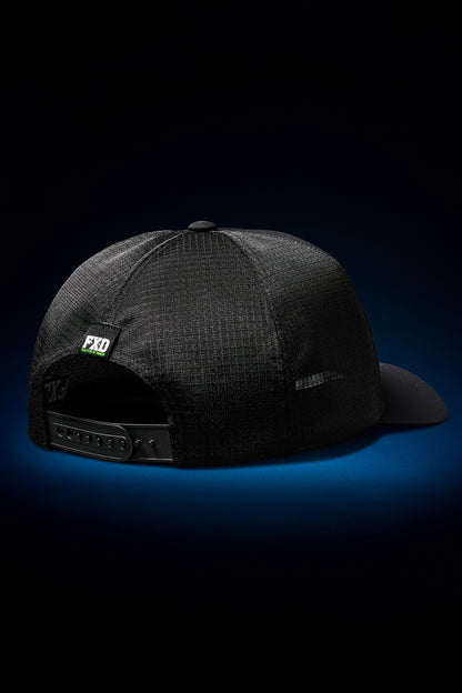 FXD CP-13 Tech Trucker Cap - Black/Small Logo