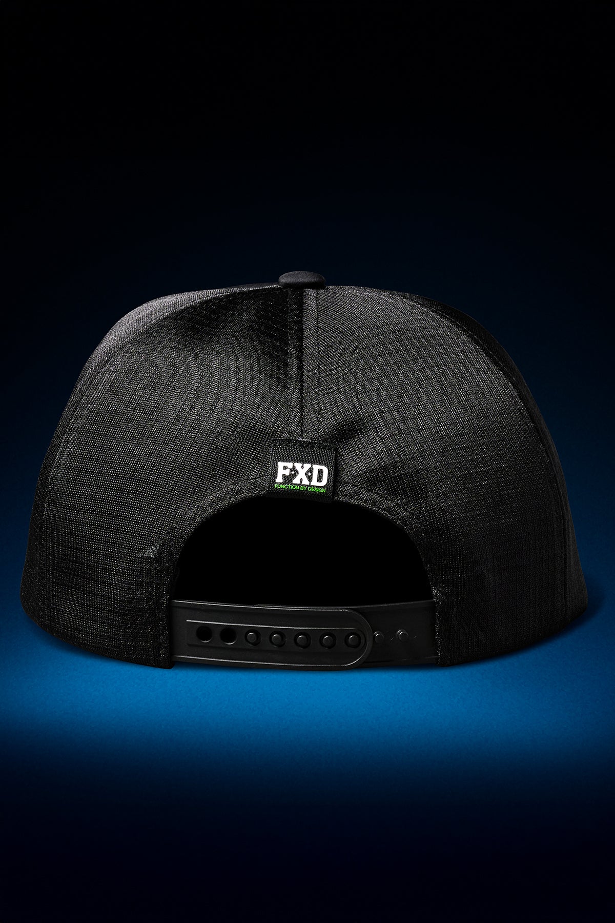 FXD CP-13 Tech Trucker Cap - Black/Small Logo
