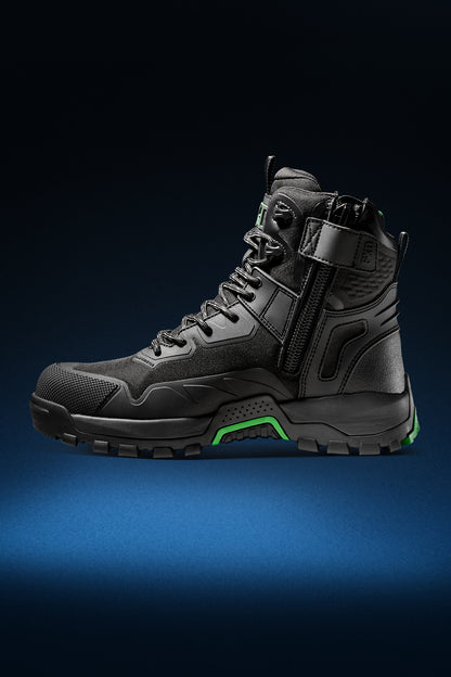 FXD WB-5 DURA900™ Nitrolite™ High Cut Zip Sided Work Boots