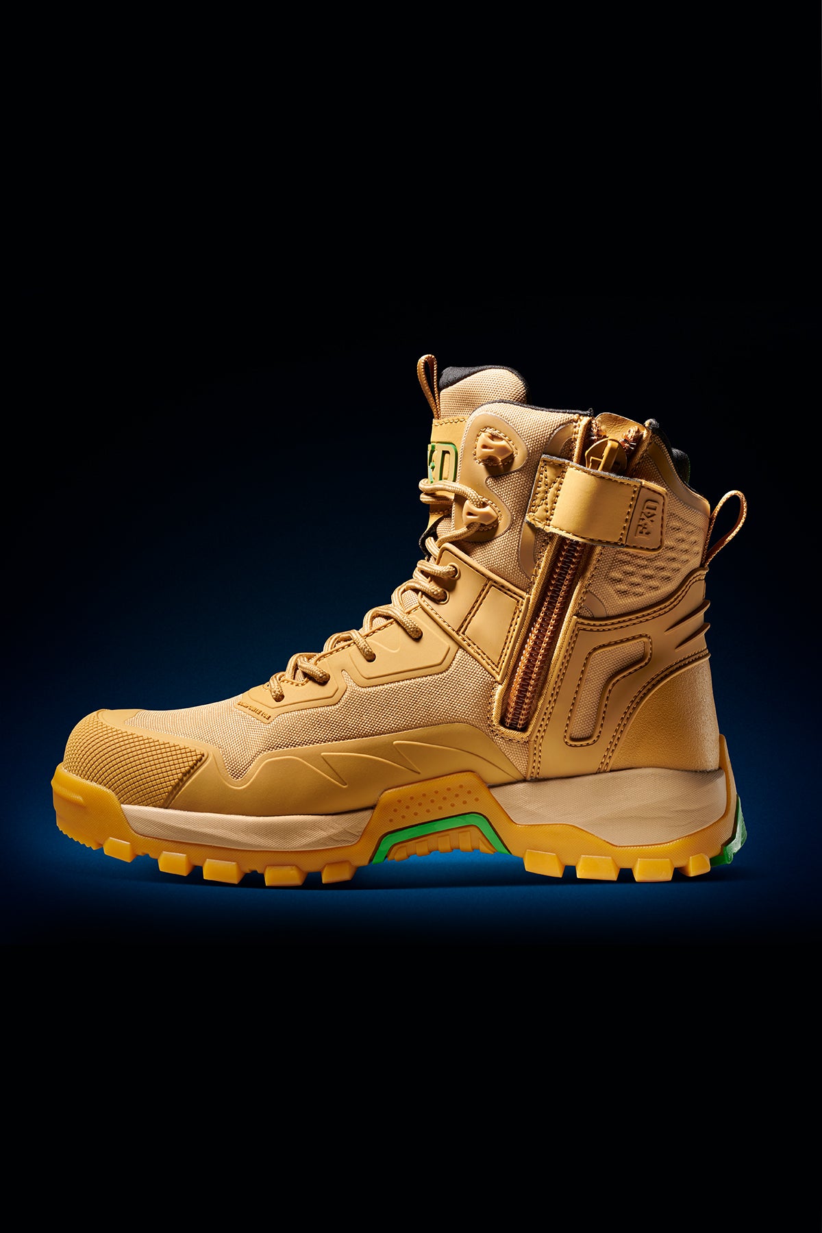 FXD WB-5 DURA900™ Nitrolite™ High Cut Zip Sided Work Boots