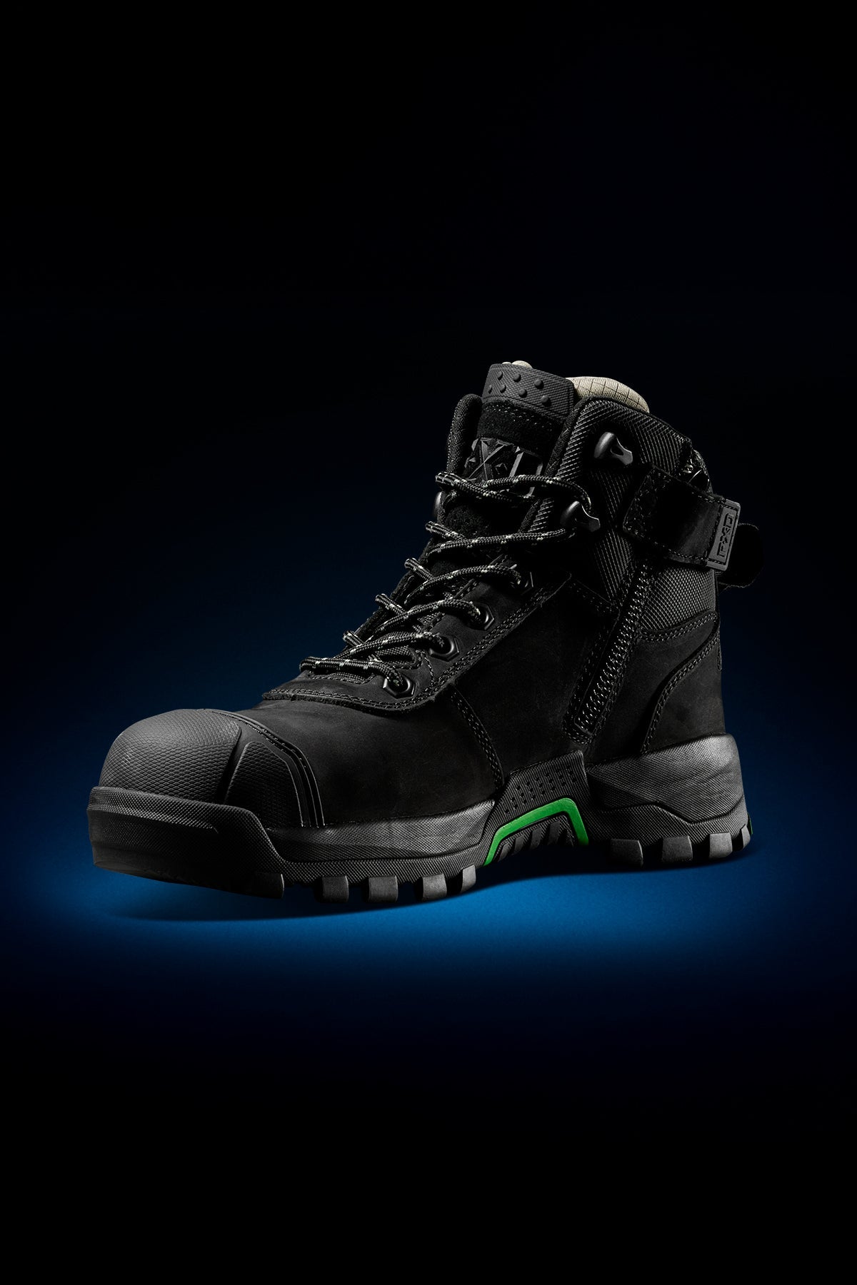 FXD WB-2W Women's Nitrolite™ Zip Sided Work Boots - Black