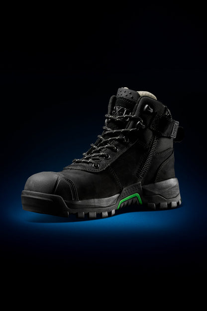 FXD WB-2W Women's Nitrolite™ Zip Sided Work Boots - Black
