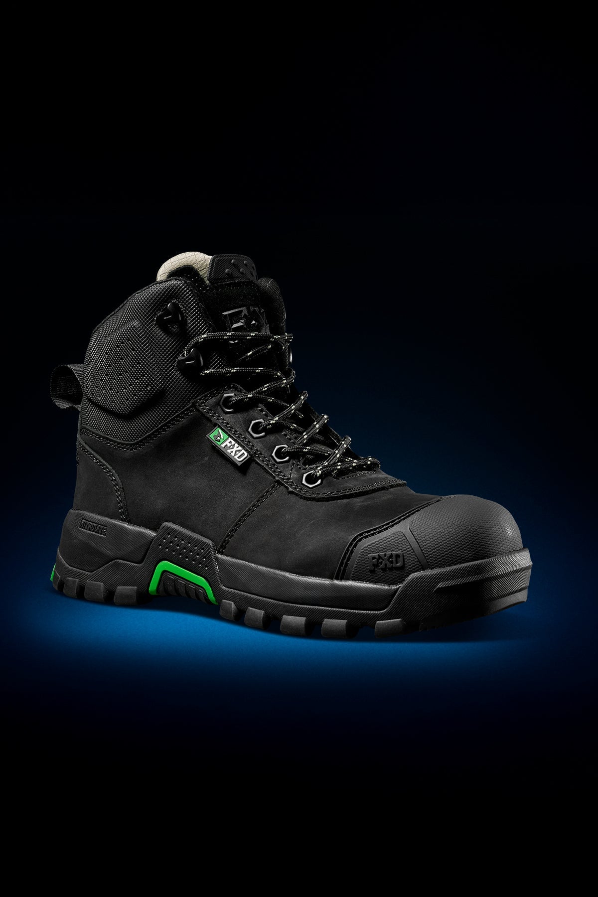 FXD WB-2W Women's Nitrolite™ Zip Sided Work Boots - Black