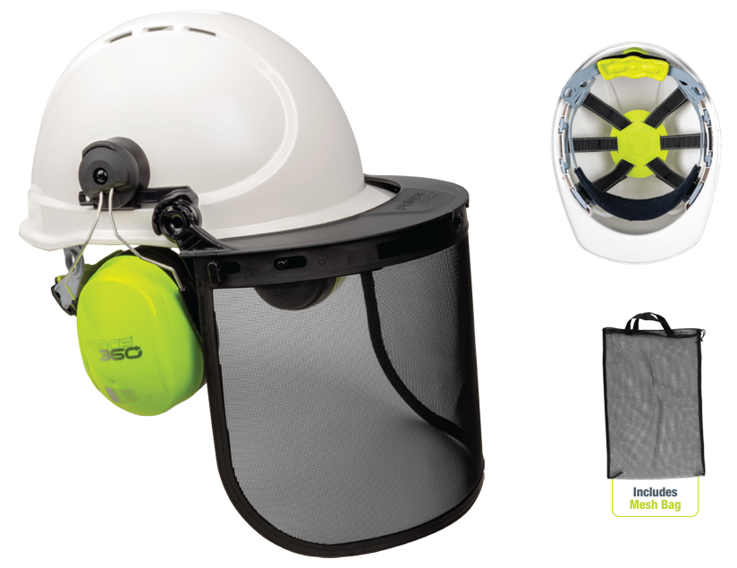 Force360 Forestry Kit with Mesh Visor