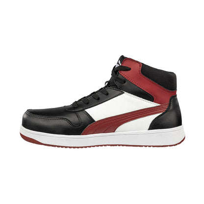 Puma Frontline Mid Cut Safety Boot - Black/Red