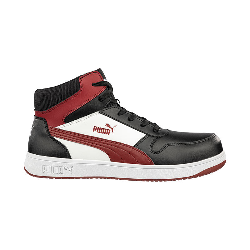 Puma Frontline Mid Cut Safety Boot - Black/Red