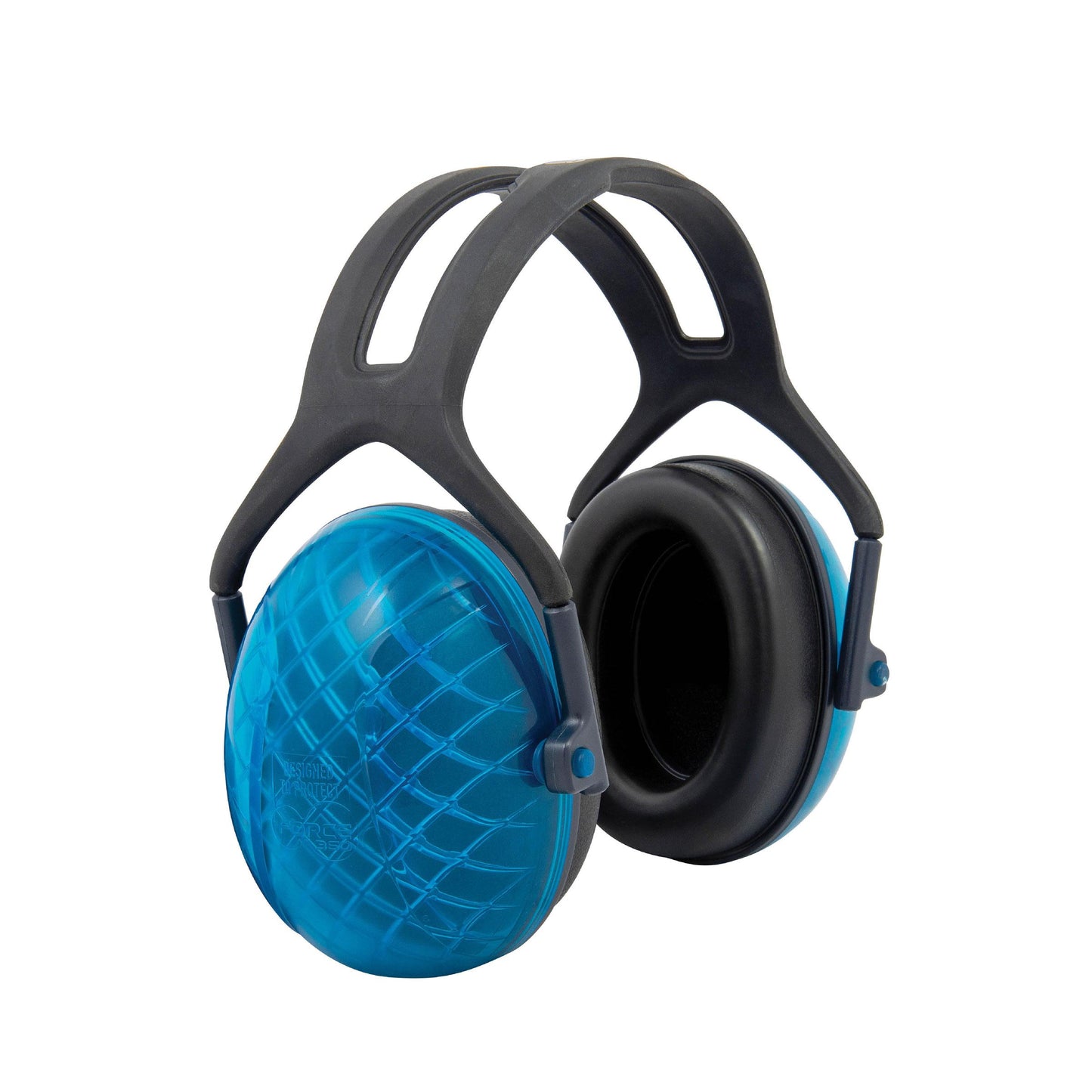 Force360 Clear Zone Headband Earmuff Class5 29dB - Blue