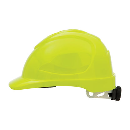 ProChoice V9 Unvented Polycarbonate Type 2 Hard Hat with Ratchet Harness 