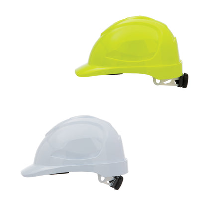 ProChoice V9 Unvented Polycarbonate Type 2 Hard Hat with Ratchet Harness 