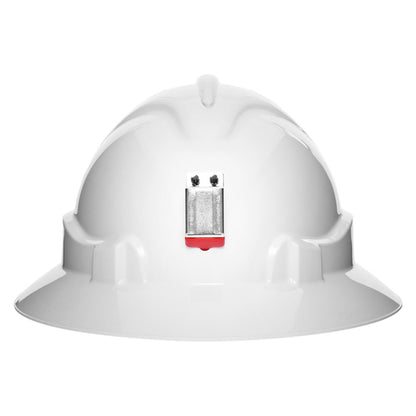 ProChoice V6 Hard Hat Vented Full Brim + Lamp Bracket Ratchet Harness 