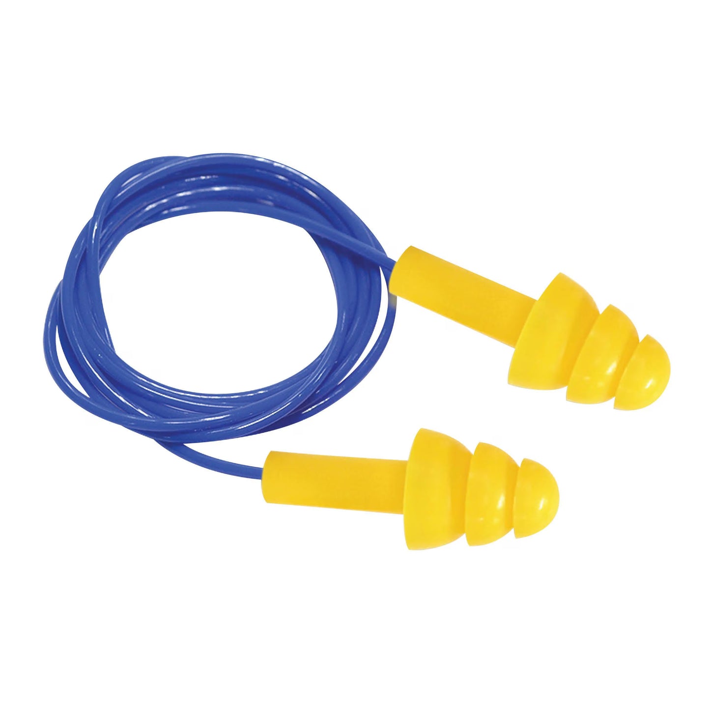 Force360 Silicone Corded Reusable Earplugs - 100 pairs