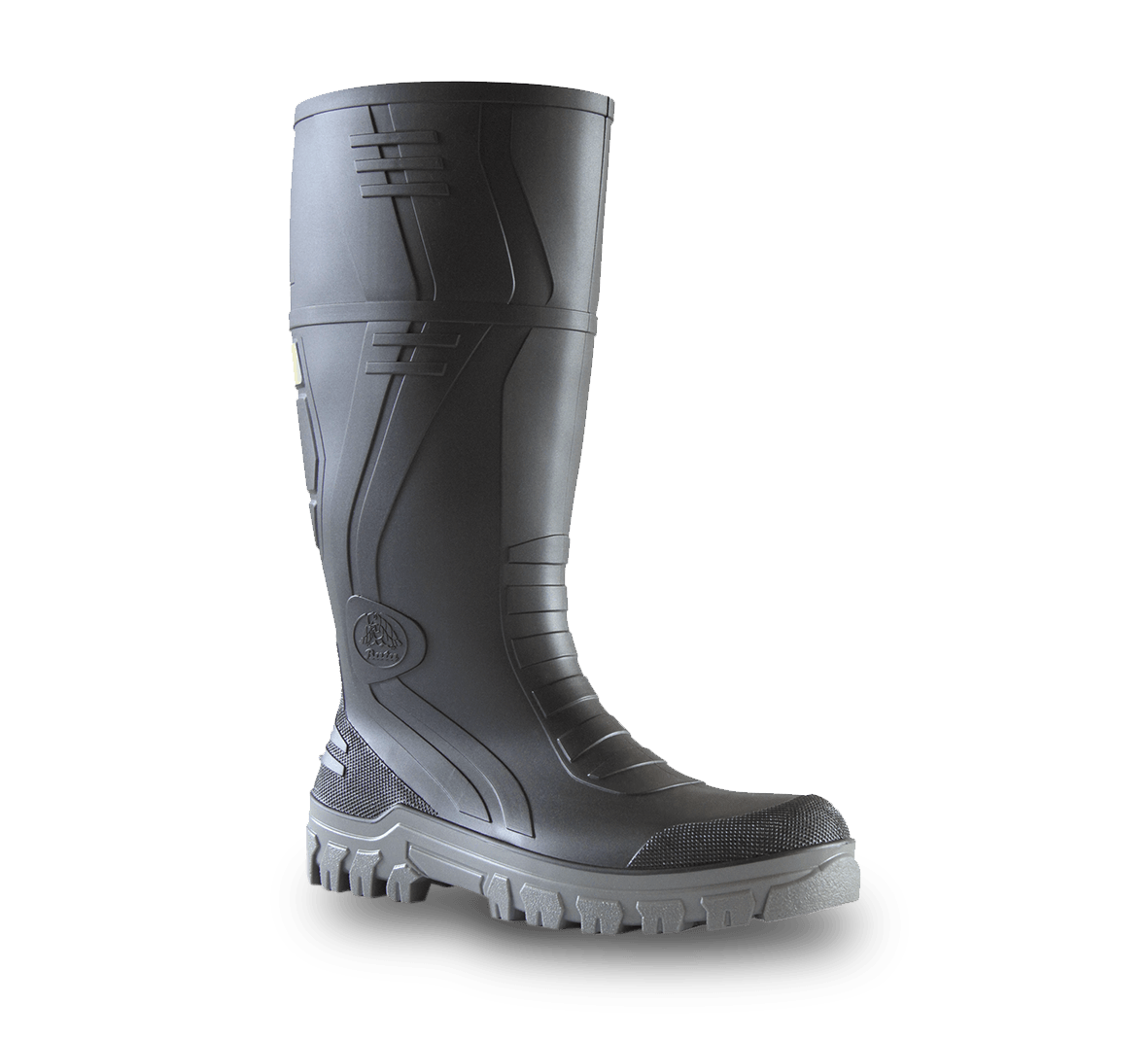 Bata Jobmaster 3 400mm Safety Gumboot – Black/Grey