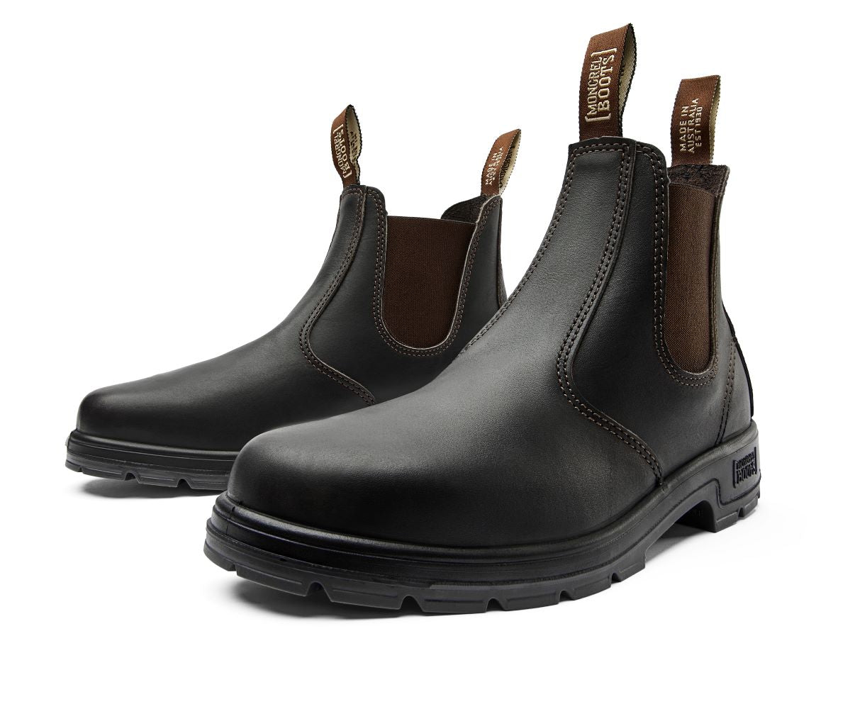 Mongrel K9 Elastic Sided Non-Safety Boot - Claret