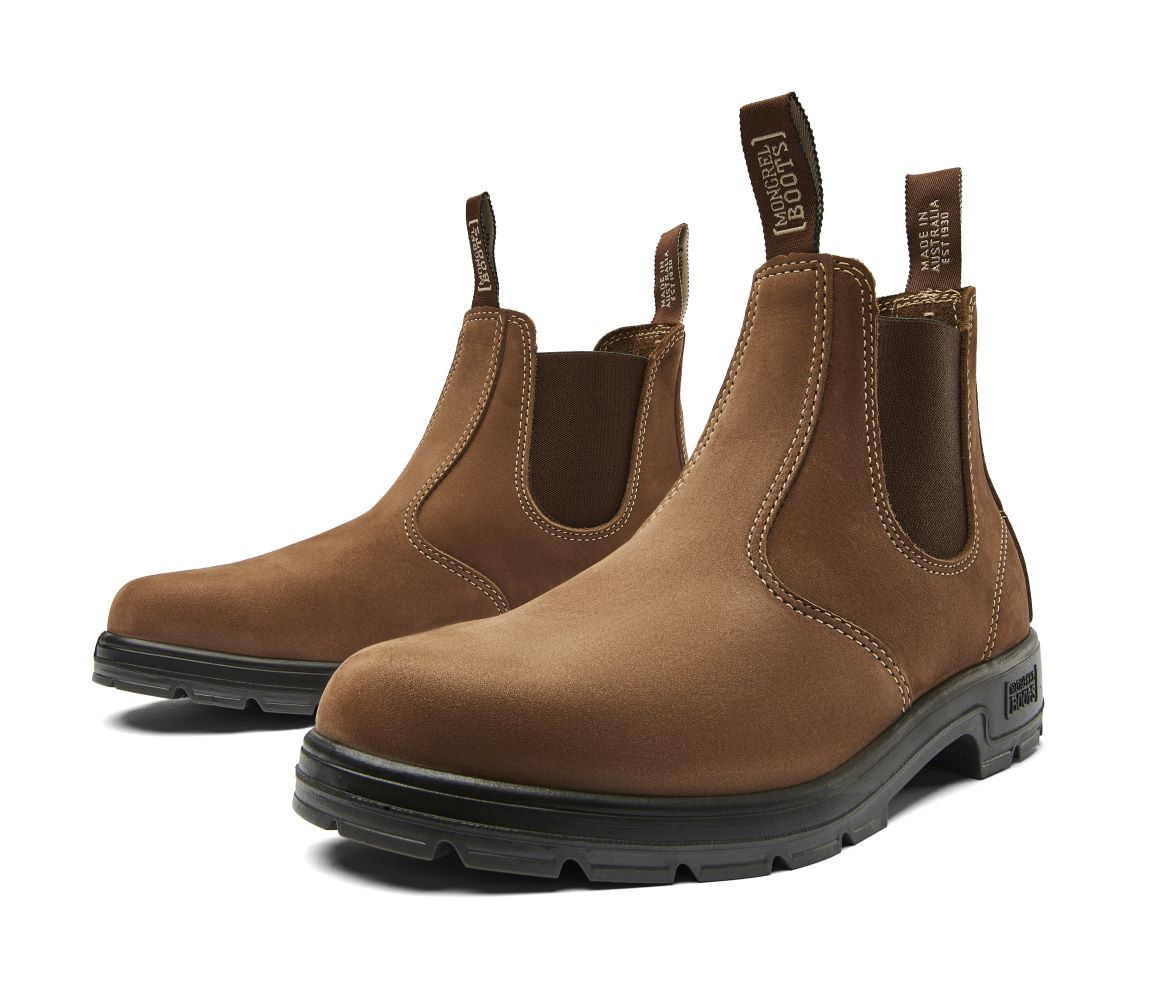 Mongrel K9 Elastic Sided Non-Safety Boot - Vintage Brown