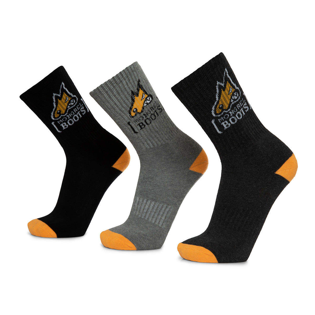 Mongrel Cotton Socks - Pack 5