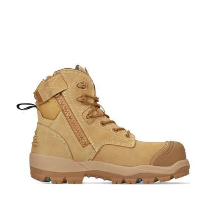 Bata Helix Ultra Overland Zip Sided Safety Boot - Wheat