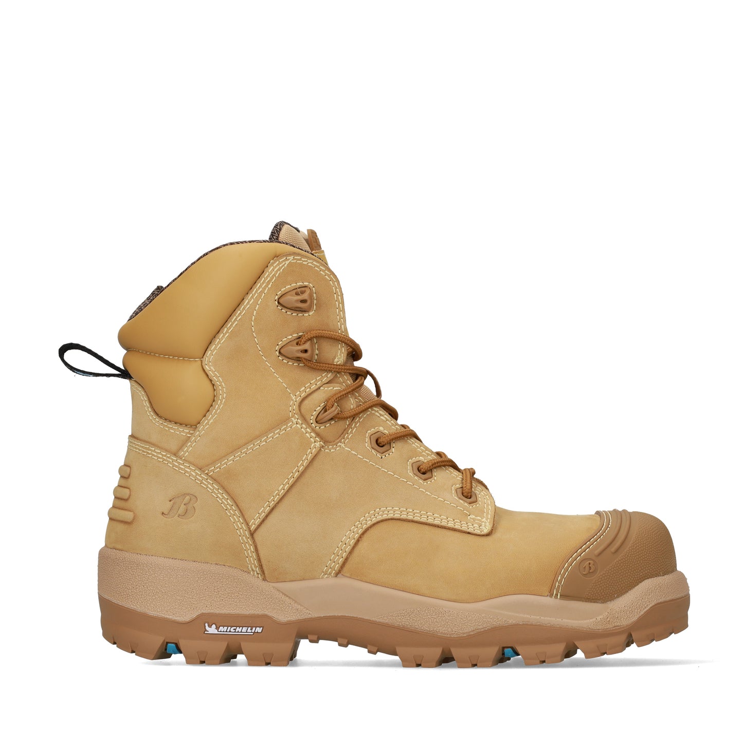 Bata Helix Ultra Overland Zip Sided Safety Boot - Wheat