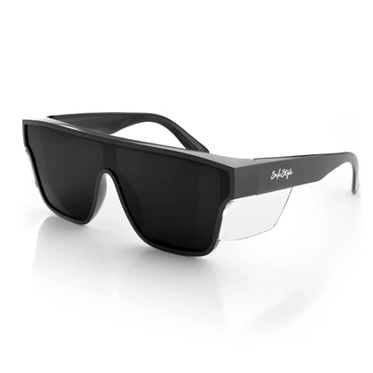 SafeStyle Primes Black Frame Tinted Lens Safety Spec
