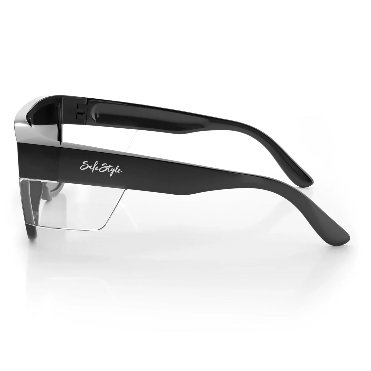 SafeStyle Primes Black Frame Tinted Lens Safety Spec