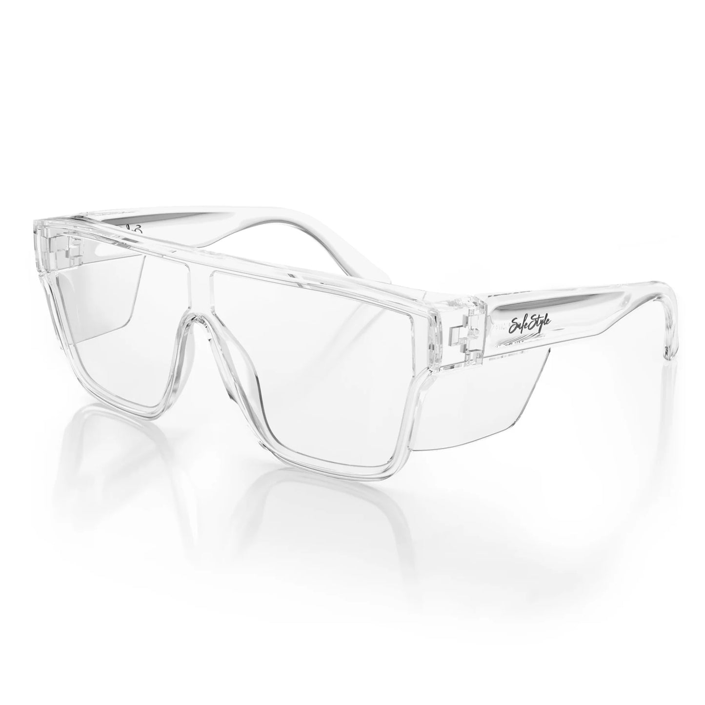 SafeStyle Primes Clear Frame Clear Lens Safety Spec