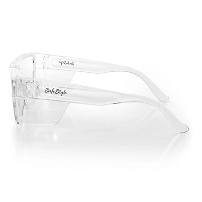 SafeStyle Primes Clear Frame Clear Lens Safety Spec