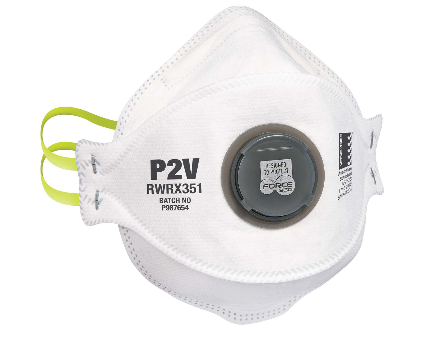 Force360 P2V Flat Fold Valved Respirator