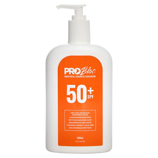 ProChoice PROBLOC SPF 50 + Sunscreen Pump Bottle - 500ml