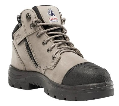 Steel Blue Parkes Low Cut Zip Sided Safety Boot w/ Scuff Cap