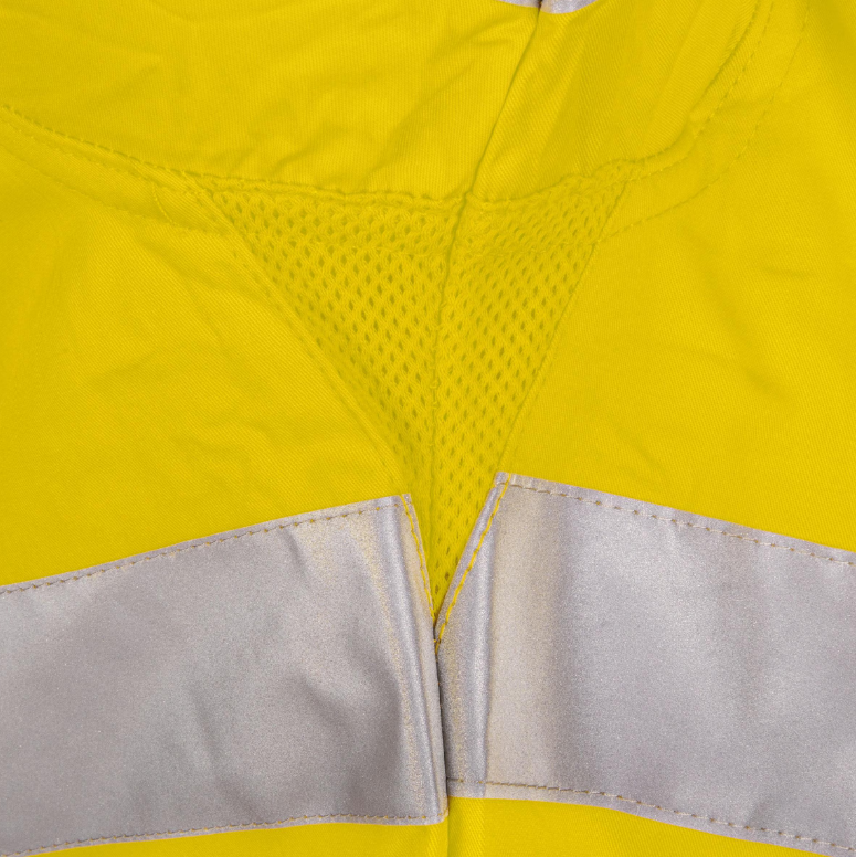 TruBrands Lightweight Vented Taped Hi-Vis Drill Shirt with Graphex® Cut Resistant Sleeve