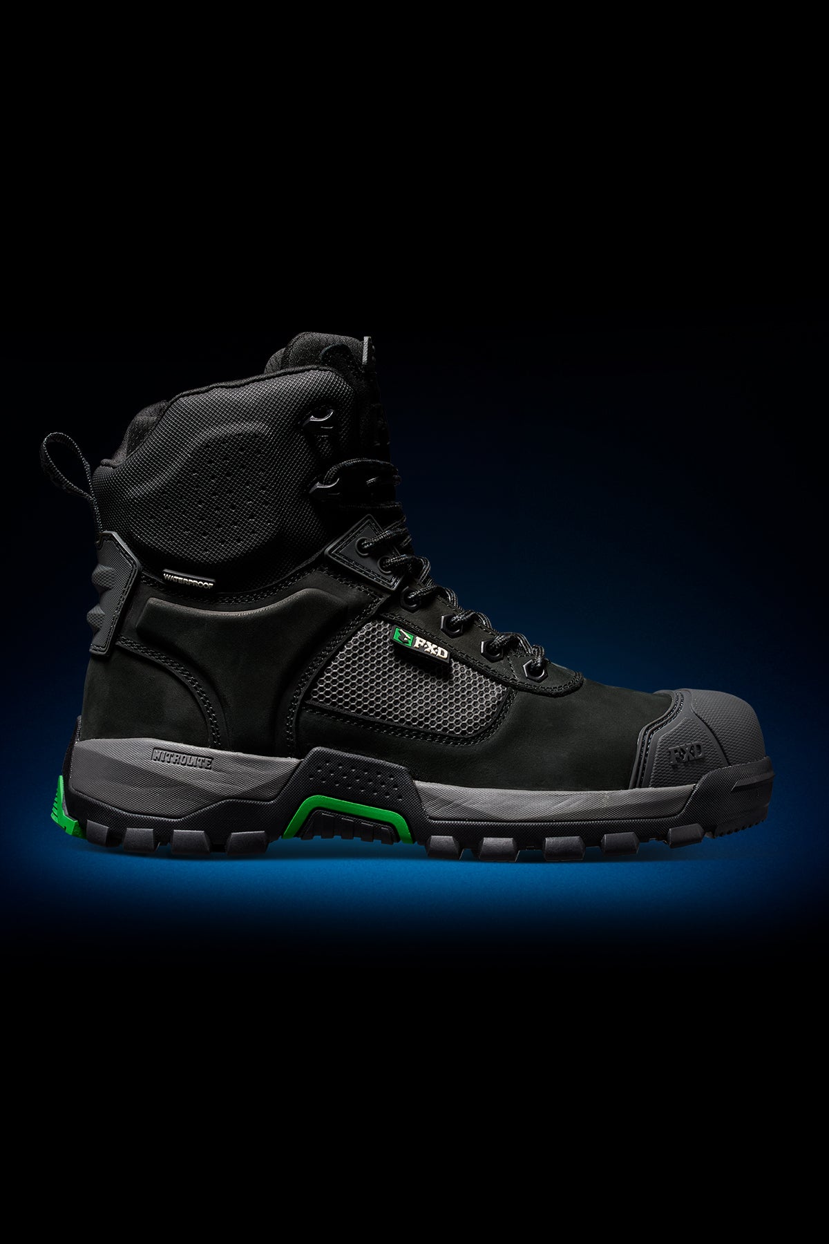 FXD WB-1WP Waterproof Nitrolite™ Zip Sided Work Boots