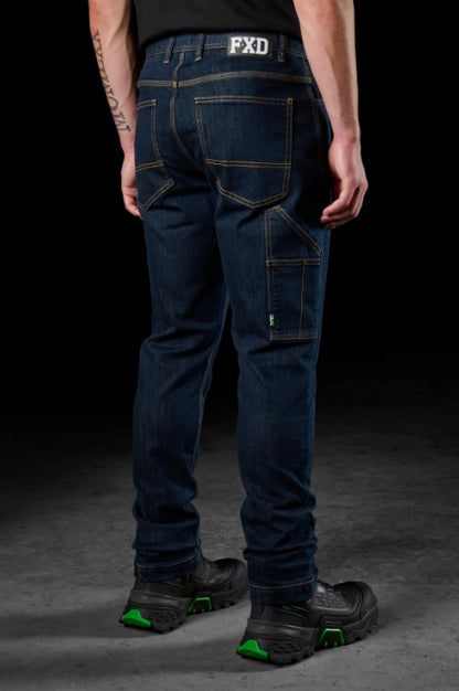 FXD WD-4 Straight Fit Stretch Denim Work Jeans, Dark Blue