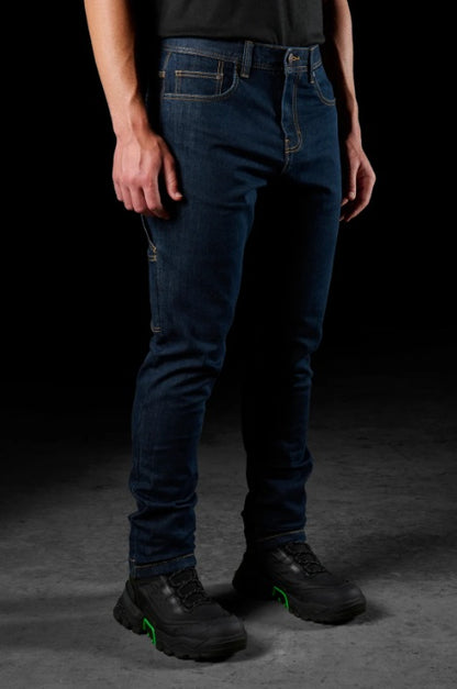 FXD WD-4 Straight Fit Stretch Denim Work Jeans, Dark Blue