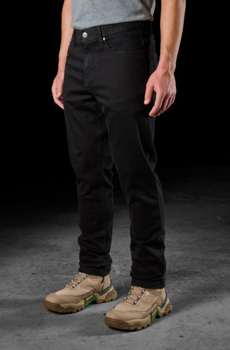 FXD WD-4 Straight Fit Stretch Denim Work Jeans, Black