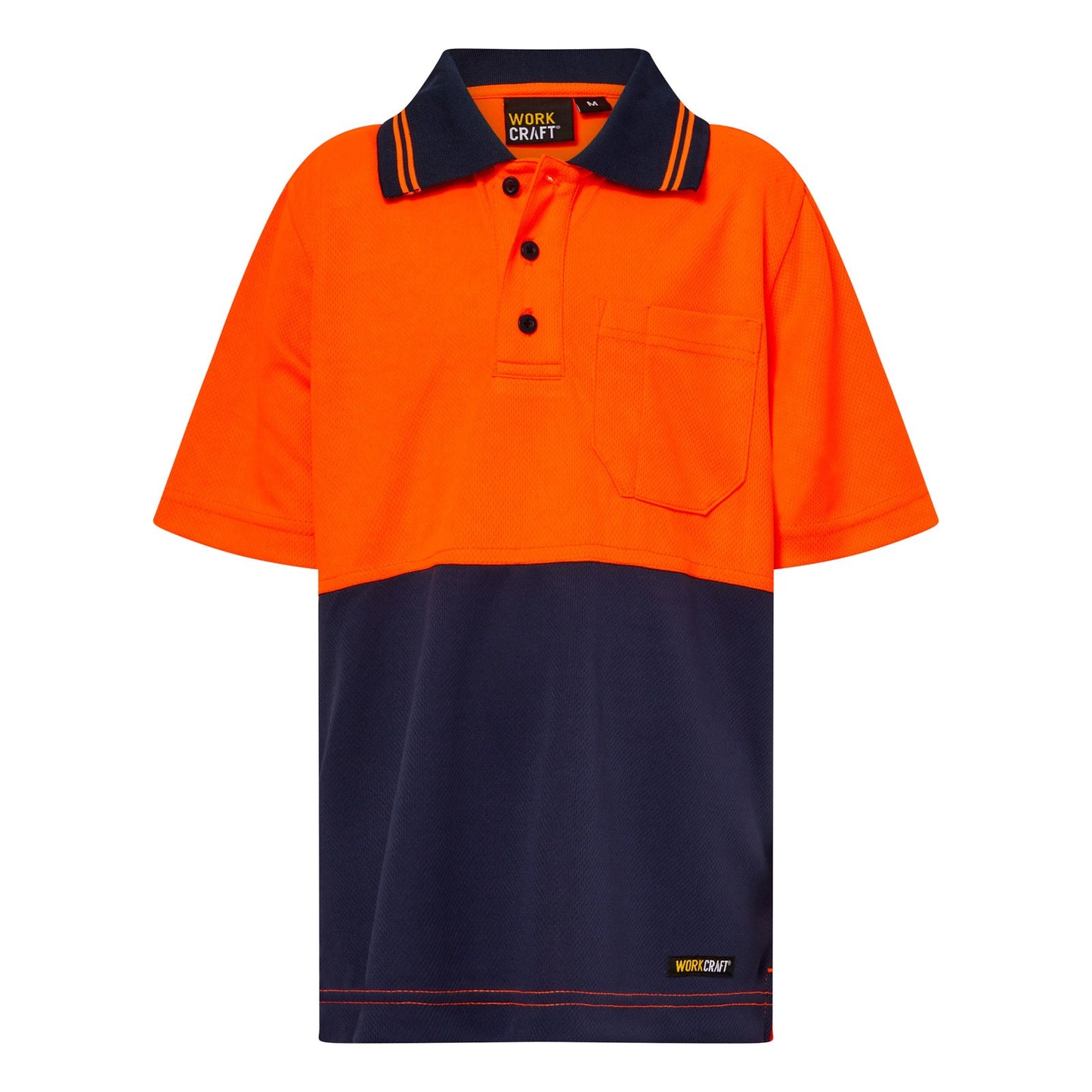 Workcraft Kids HiVis Micromesh Polo