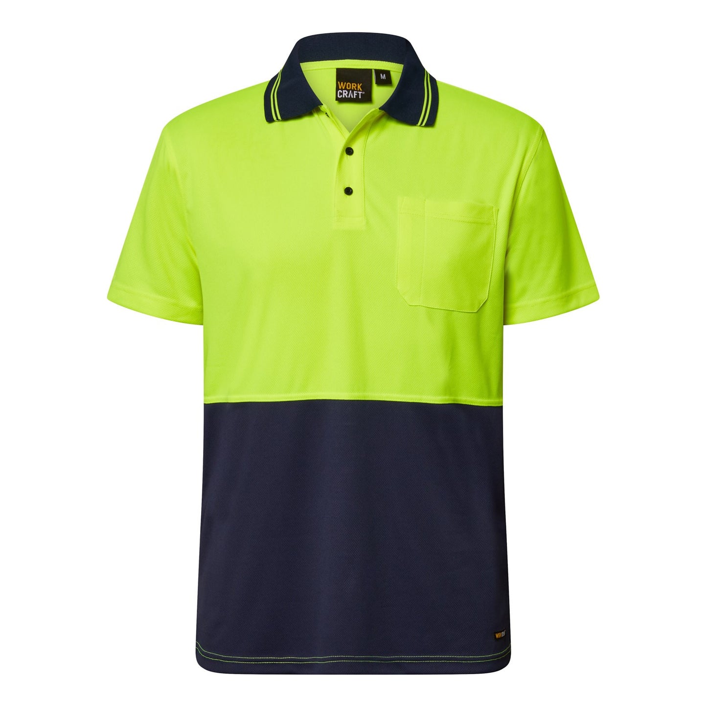 BUNDLE BUYS - 3 x Workcraft Lightweight HiVis Short Sleeve Polo
