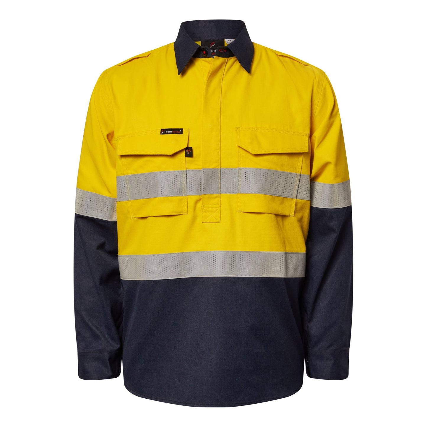 Flamebuster Men's HRC2 Closed Front Long Sleeve Shirt
