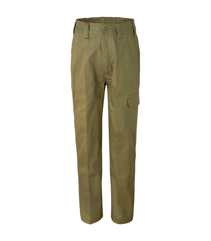 Workcraft Kids Cotton Drill Cargo Pants
