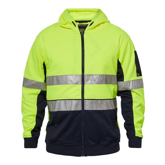 Workcraft HiVis Taped Full Zip Hoodie