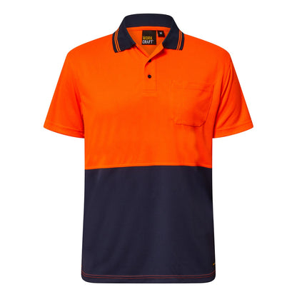 BUNDLE BUYS - 3 x Workcraft Lightweight HiVis Short Sleeve Polo