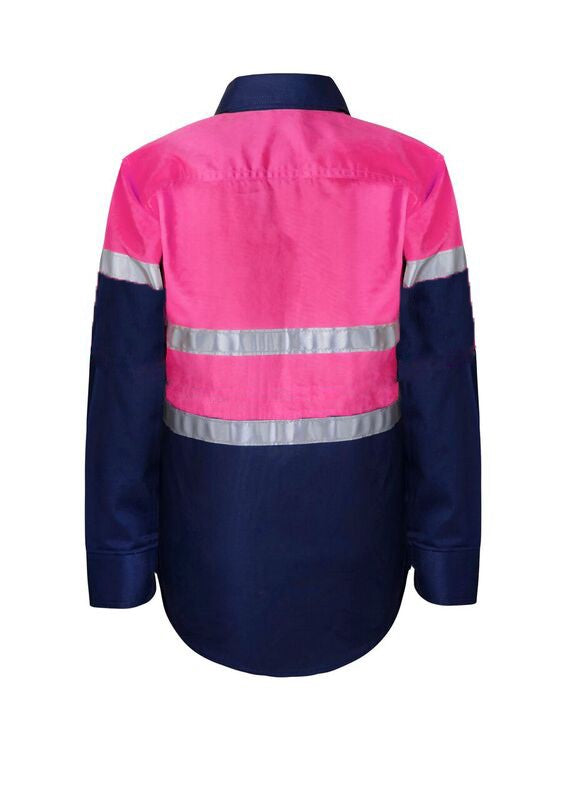 Workcraft Kids Cotton Drill Shirt w/ CSR Tape