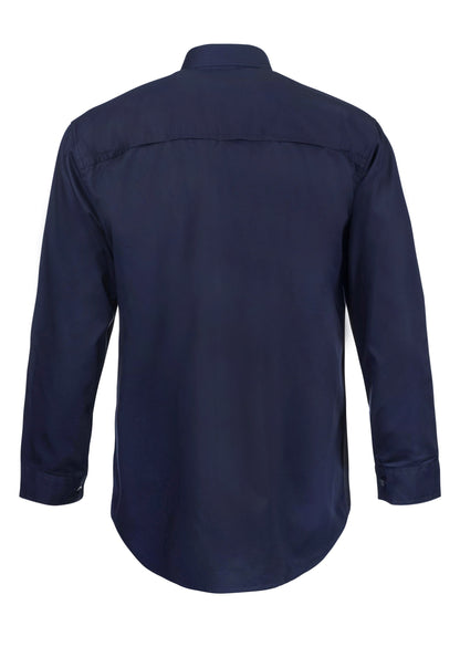 BUNDLE BUYS - 2 x Workcraft Lightweight Cotton Drill Long Sleeve Shirt