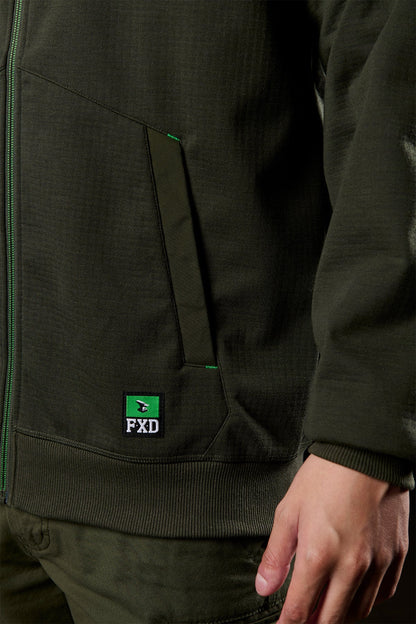 FXD WF-3 Bonded Three-Layer Membrane Fleece Zip Hoodie