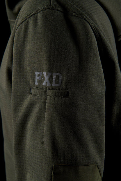 FXD WF-3 Bonded Three-Layer Membrane Fleece Zip Hoodie