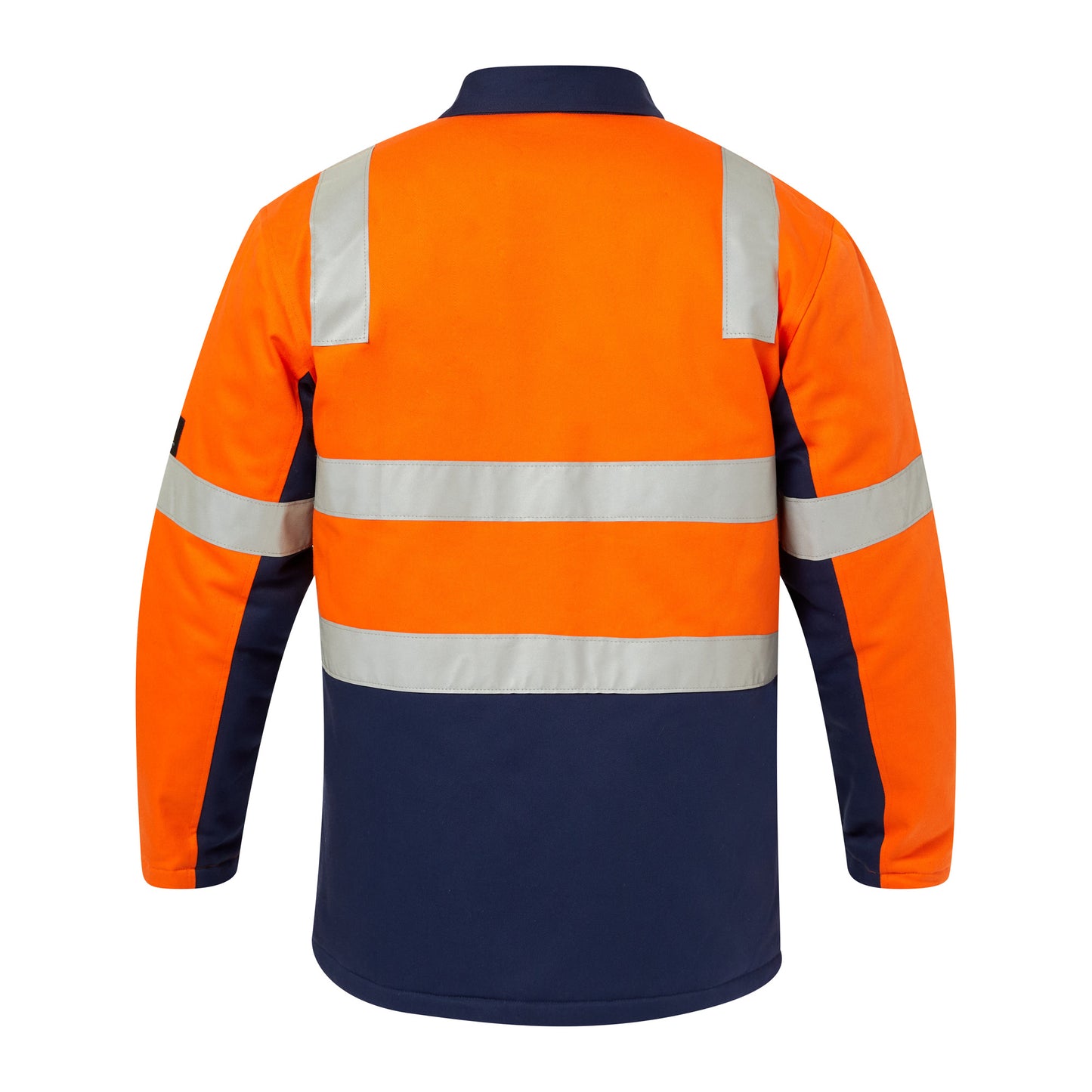 Workcraft Unisex HiVis Cotton Drill Jacket with Tape